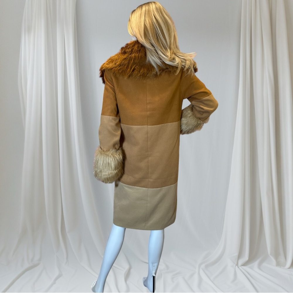 Fashion Nova “Pardon My French” Faux Fur Trim Coat - Picture 5 of 13